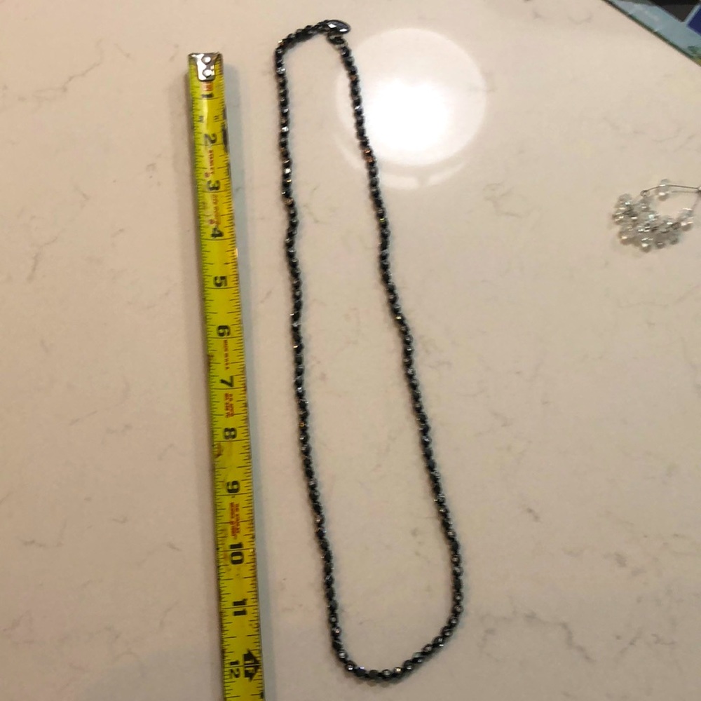 Long beaded necklace